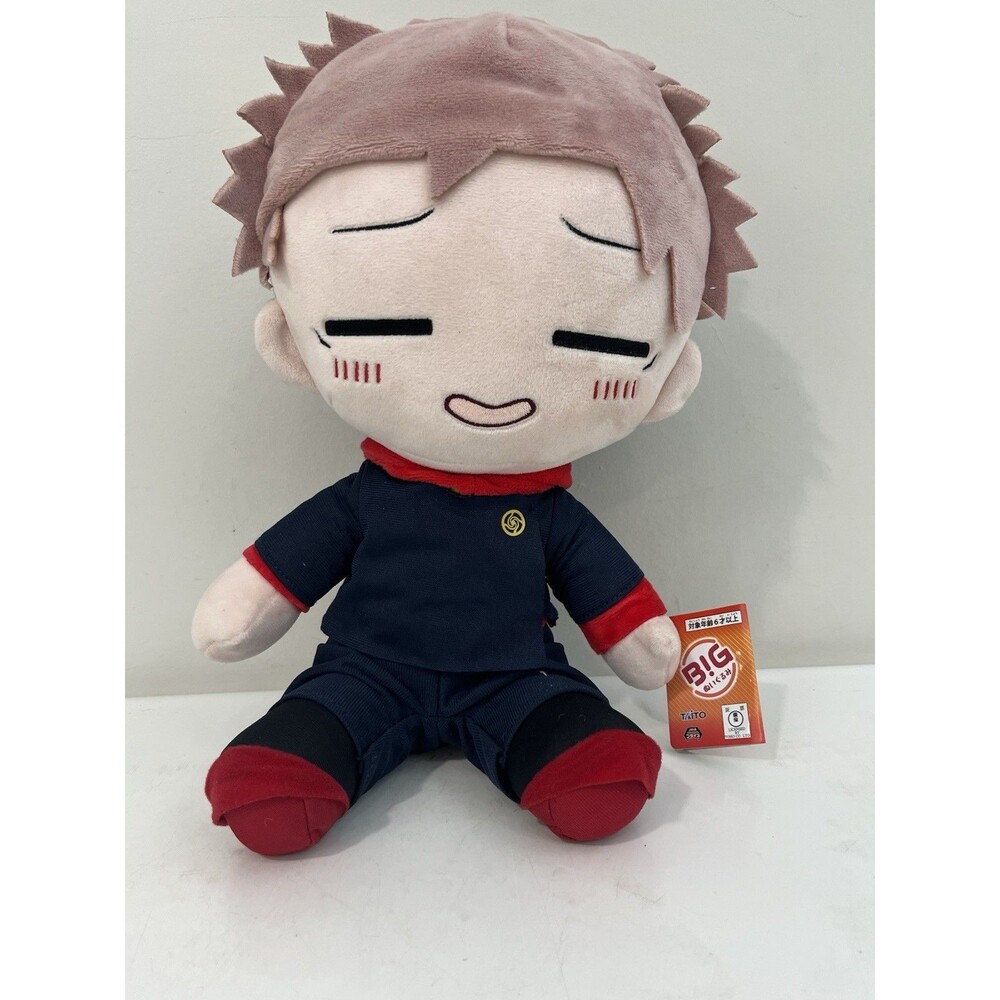 Jujutsu Kaisen Yuji itadori BIG Plush Doll 30cm 12” Taito Movie NEW w/ Tags NWT